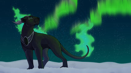 Revenge for the Artfight ! Little illustration of the beautiful Smoke ~